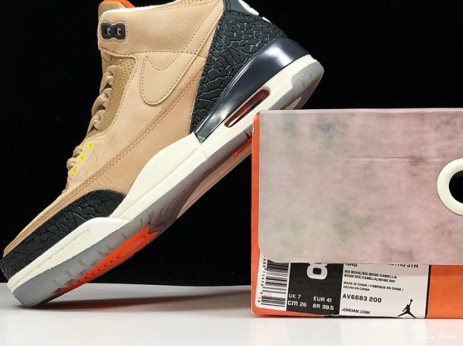 Bmlin Shoes Bio Air JTH Jordan Beige 3 AV6683-200 0706